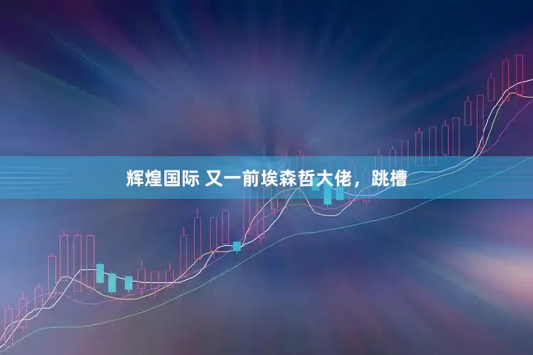 辉煌国际 又一前埃森哲大佬，跳槽