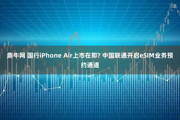 鼎牛网 国行iPhone Air上市在即? 中国联通开启eSIM业务预约通道