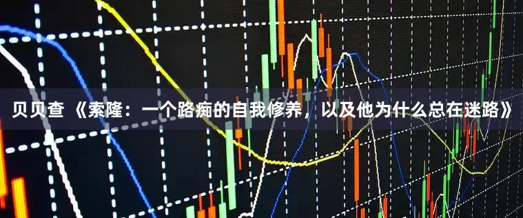 贝贝查 《索隆：一个路痴的自我修养，以及他为什么总在迷路》